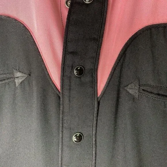 Double RL RRL Ralph Lauren Western Pearl Snap Womens XL New With Defects $228 - Picture 4 of 11